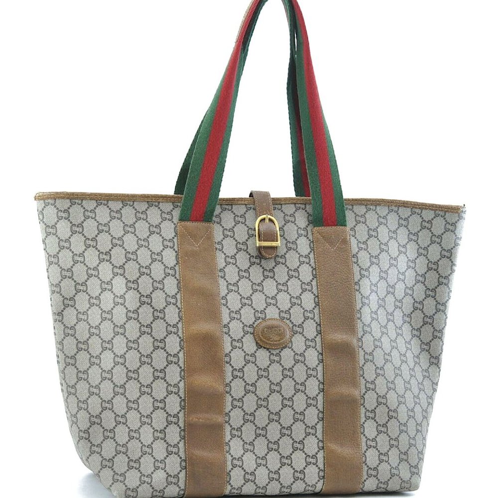 Auth Gucci Sherry Line Gg Tote Travel #4311G15 - Picture 1 of 8